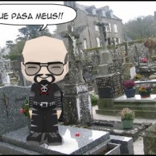 De maior quero ser como Satriani,pero con pelo...