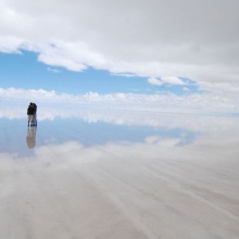 Walking through the sky